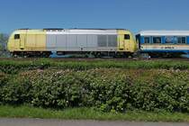 Kurz vor der Einfahrt in den Lindauer Hauptbahnhof wurde 223 007 mit dem aus München kommenden ALX 84134 am 05.08.2017 auf dem Bodenseedamm fotografiert.