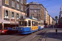 München 2602 + 3414, Dachauer Straße, 10.06.1989.

