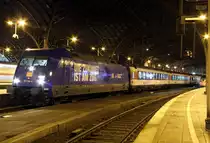 101 144  Hertha  am EC6 nach HH-Altona in Köln Hbf am 18.02.2018