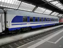 Bosnien-Herzegowina - Schlafwagen Wlee 61 78 71-70 005-1 im HB Zürich am 28.01.2018