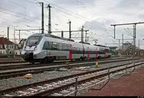 1442 162 (Bombardier Talent 2) der S-Bahn Mitteldeutschland (MDSB II | DB Regio Südost) als S 37921 (S9) von Halle(Saale)Hbf nach Eilenburg durchfährt das Gleisvorfeld von Halle(Saale)Hbf. Aufgenommen von der Delitzscher Straße. Bild durchlief die Selbstfreischaltung. [26.1.2018 | 15:31 Uhr]