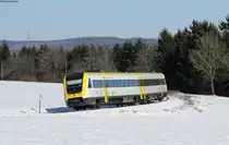 612 051-2 als RE 26387 (Villingen(Schwarzw)-Neustadt(Schwarzw)) bei Bachheim 25.2.18