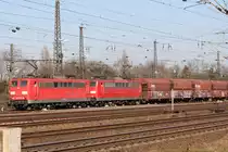 RP 151 088-2 mit 151 075-9 in Oberhausen-West 22.2.2018