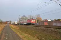 DB Regio 114 013 als RE50 nach Fulda trifft auf DB Fernverkehr ICE1 (401 058-2) am 03.03.18 bei Rodenbach (Main Kinzig Kreis) 