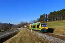 650 071 + 650 075 als WBA4 am 10.01.2018 bei Gotteszell. 