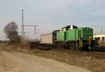 295 049 der BEG bei Porz Wahn am 01.03.2018