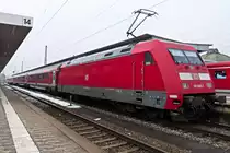 101 089-1 am München-Nürnberg-Express in Nürnberg Hbf 04.03.2018