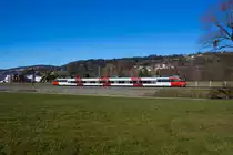 Ein 4024 auf dem Weg Richtung Dornbirn. Schwarzach, 18.2.18