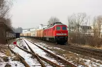 232 498-6 zu sehen am 06.03.18 in Marktredwitz Richtung Cheb/Tschechien.