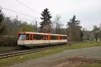 VGF Düwag Pt Wagen 138 bei einer Sonderfahrt in Frankfurt am Main Lousia am 04.03.18