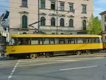 Eine Tatra T4D-MT-Traktion im April 2014 in Dresden.
