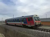 5047 035-0  fährt  in Wien am 10.03.2018 zwischen - der noch nicht fertigen Haltestelle - Aspern Nord und - der bald aufgelassenen Haltestelle - Hausfeldstraße.