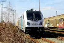 Am 11.03.2018 war die 187 009-6 von der SETG (Railpool) in Stendal abgestellt.