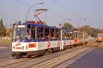 Berlin 219 509 + 219 510, Hohenschönhausen, 10.10.1991.
