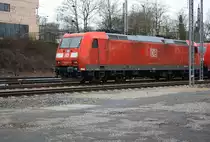 Die DB Cargo 185 018-9 steht mit einer Schwesterlok in Aachen-West abgestellt.
Sie wird am nächsten Tag im Güterbahnhof Rangieren.

15.03.2018
Aachen-West