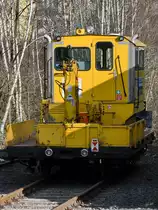 Diesen Baudienst-Traktor von Sendogan Bahndienste habe ich Mitte Februar 2018 in Hattingen entdecken können.