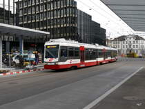 AB / TB - Triebwagen Be 4/8 32 unterwegs vor dem SBB Bahnhof in St.Gallen am 09.03.2018