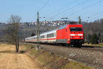 24.02.2018 Streckenabschnitt Uhingen 101 052-9