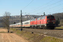 22.02.2018 Streckenabschnitt Uhingen 218 499-2