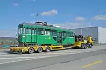 Für den B4S 1502 hat die letzte Stunde geschlagen. Auf einer riesigen Sperrfläche gibt es einen kleinen Foto-halt. Die Aufnahme stammt vom 21.03.2018.