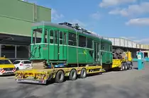 Für den B4S 1502 hat die letzte Stunde geschlagen. Beim Werk 2, geht es auf die Waage und dann ist der B4S 1502 bald Geschichte. Die Aufnahme stammt vom 21.03.2018.