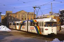 Bremen 445 + 610, Am Hauptbahnhof, 10.01.1987.