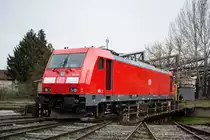 E483 104 DB CARGO ITALIA 21/03/2018 - ASTI OFFICINE TIBER.CO (Authorization for photos left by the workshop management TIBER.CO)