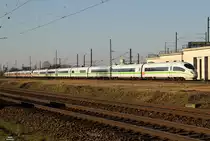 403 019  Grünspotting  mit einem weiteren 403er bei Porz Wahn am 19.03.2018