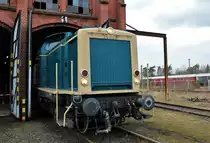 DB Museum 212 372-7 am 24.03.18 beim Lokschuppenfest in Treysa 