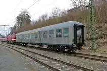 DB Museum Silberling Nahverkehrswagen am 24.03.18 beim Lokschuppenfest in Treysa 
