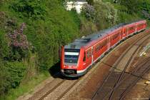 Zwei BR612 als Personenzug nach Dresden, Bautzen am 27.04.2007