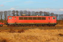 Die 155 273-6 der Railpool am 26.03.2018 in Nassenheide.