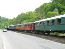 Der Berliner Sonderzug bei der Fahrt durch R�beland; 26.05.2007