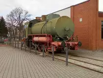 FLC Bauart Meiningen 03198/1988 am 29.03.2019 im Industriemuseum Chemnitz per Handy fotografiert. Schade das die Lok dort vor sich hin oxydiert.