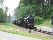 BR 38 3199 h�ngt am Zugschluss des P 103 in Lausheim-Blumegg am 27.5.07