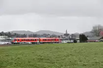 628 093  Waldkraiburg , abgelichtet am 5. April in Straßwalchen.