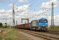 272 010 mit Klinkerzug in Brühl am 15.04.2018