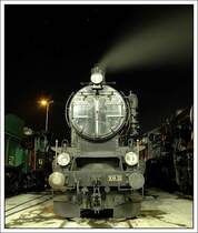 Nachtruhe am Graz-K�flacher Bahnhof Teil 5: 109.13 (S�dbahn 109.13, BB� 209.13, DRB 38 4101, �StB 38.4101, �BB 38.4101) vom Heizhaus Strasshof, wartet in der Nacht des 18.5.2007 in der Traktion auf ihren Einsatz am n�chsten Tag.