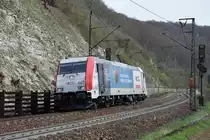 185 665 rollt am 15. April 2018 die Geislinger Steige hinab.