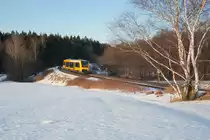 OPB 79739 von Marktredwitz nach Regensburg Hbf bei Oberteich, 05.02.2017
