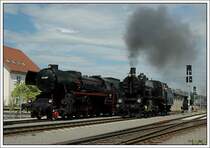 109.13 (S�dbahn 109.13, BB� 209.13, DRB 38 4101, �StB 38.4101, �BB 38.4101) vom Heizhaus Strasshof bei der Dampflokparade am 19.5.2007 am Graz-K�flacher Bahnhof.
