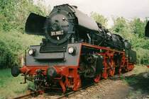 23 1113 am vortag des Dresdner Dampflokfestes am 30.04.1998. Mit diesem Foto fing bei mir das Interesse am Fuzzen an.