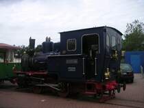 Die Dampflok Borkum am 26.5.2007 im Borkumer Bw