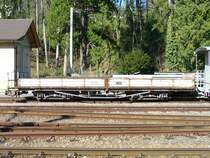 WB - Offener 4 Achsiger G�terwagen R 312 im Bahnhofsareal von Waldenburg am 06.04.2007