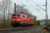 15.04.2018 Streckenabschnitt Uhingen 111 050-1 & 111 168-1