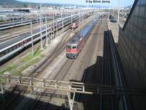 Unbekannte Re 4/4'' mit CityNightLine wird demn�chst Z�rich HB erreichen.