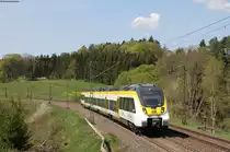 3442 202 als RE 17656 (Rottweil-Stuttgart Hbf) bei Eutingen 22.4.18