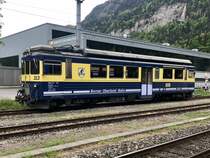 ABeh 4/4 II 313  Lauterbrunnen  am 29.4.18 in Zweilütschinen Solo abgestellt.