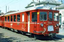 RhB - ABt 1702 am 20.05.1989 in Chur - 1./2.Klasse Steuerwagen - �bernahme 15.07.1969 - SWS/SWP/RhB/MFO - Fahrzeuggewicht 13,00t - Sitzpl�tze 12/23 - L�P 15,03m - zul�ssige Geschwindigkeit 80 km/h - nur RhB Logo - �3=03.12.1984 �1=02.09.1986.
