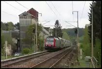 CFL 4004 trifft hier am 1.5.2018 um 13.12 Uhr mit ihrem Dosto aus Wasserbillig kommend in Manternach ein.
